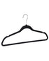 Wenko Flocking Hangers Pack of 5 Black