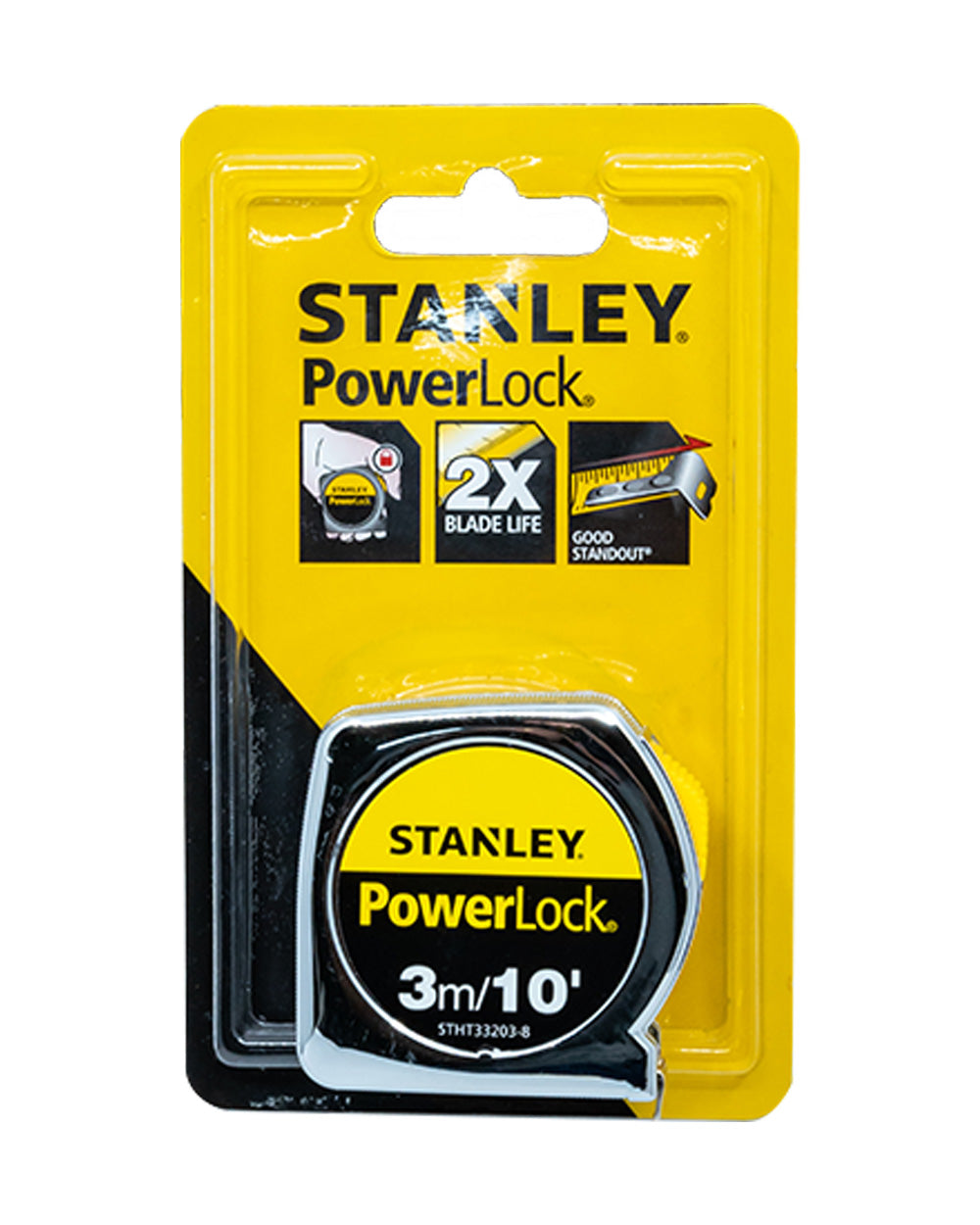 Stanley 3metre Or 10Ft. Tape Power Lock