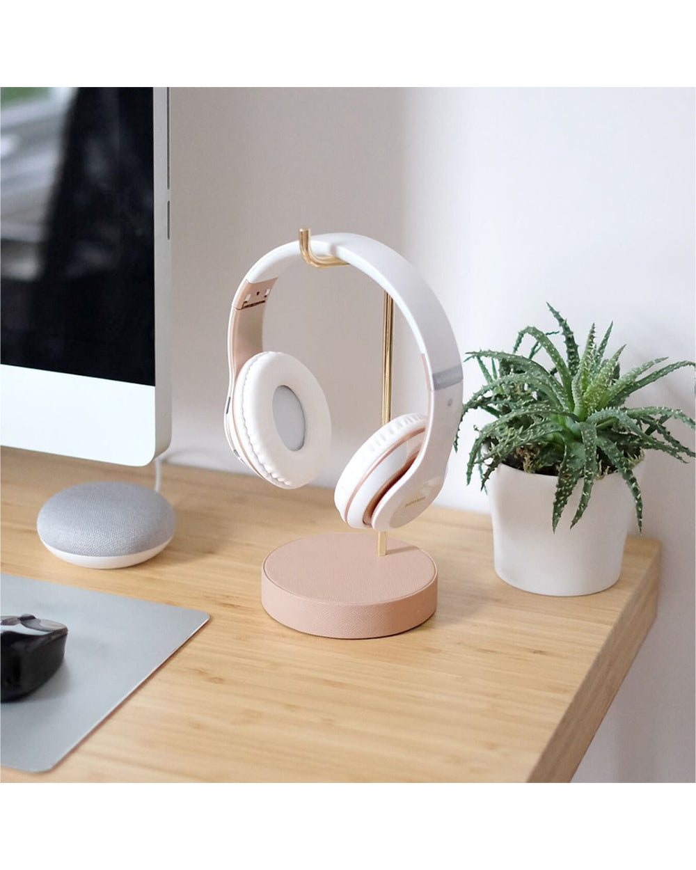 Stackers Headphone Stand Blush & Gold