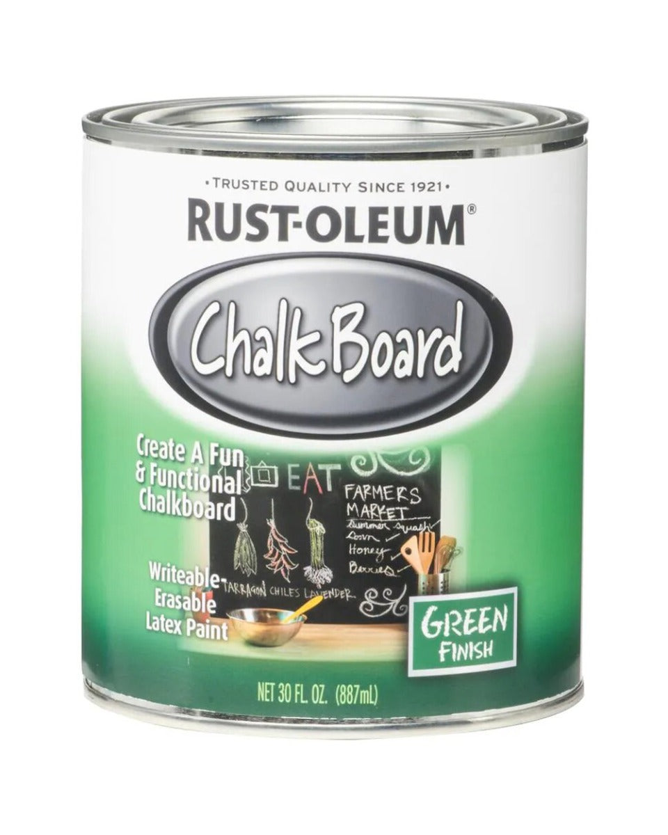 RustOleum Chalkboard Brush on Green 30 Oz