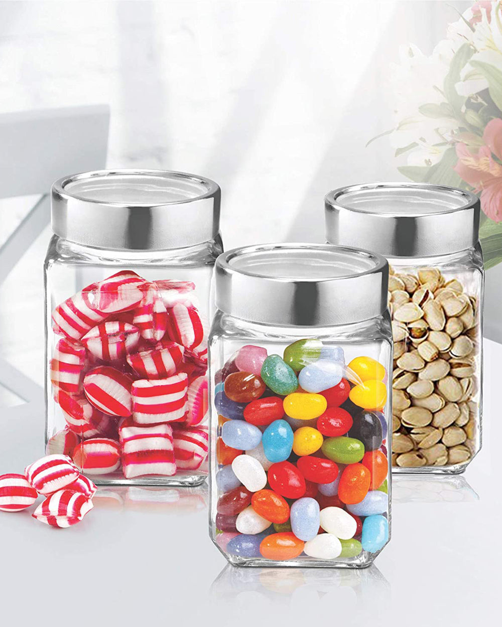Treo 310ML Cube Jar Set of 3