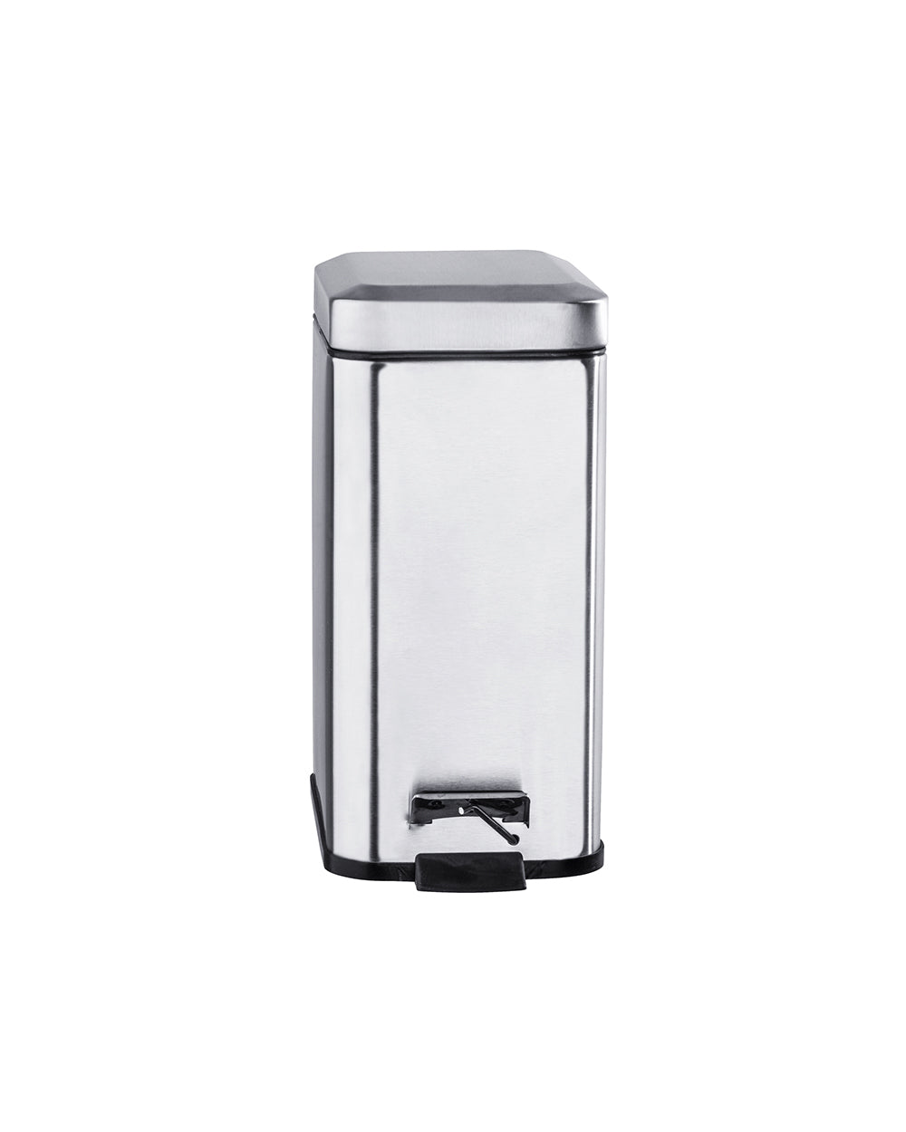 Wenko Stainless Steel Pedal Bin Square Matt 5 Liter