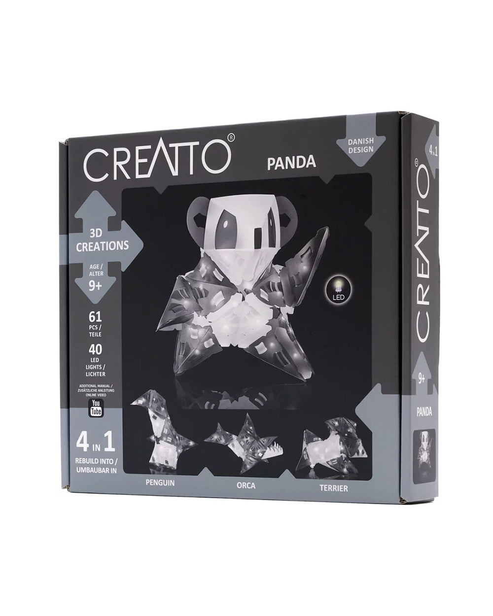 Thames & Kosmos Creatto Panda Light-Up Crafting Puzzle Kit