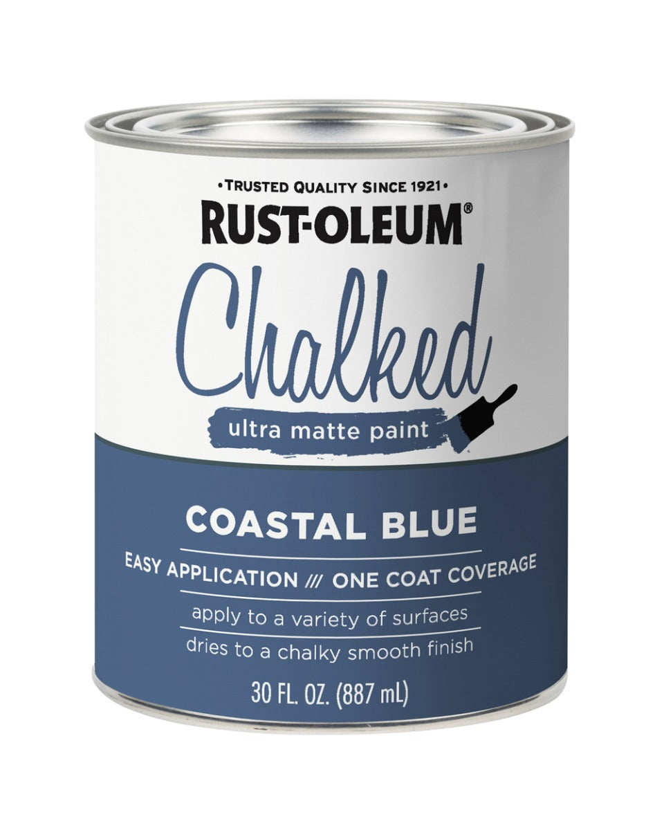 RustOleum Ultra Matte Interior Chalked Paint Coastal Blue