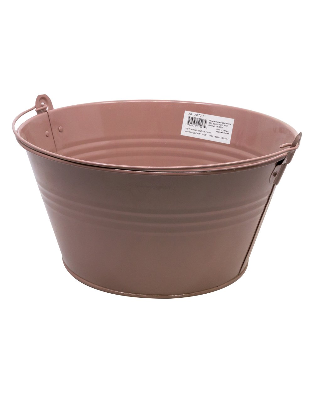 Tub Planter 11.2 inch Pink