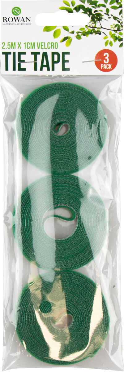 Rowan Hook & Loop Tie Tape Pack of 3