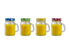Rowan Mini Gingham Citronella Mason Jar Candle 1 Piece Assorted
