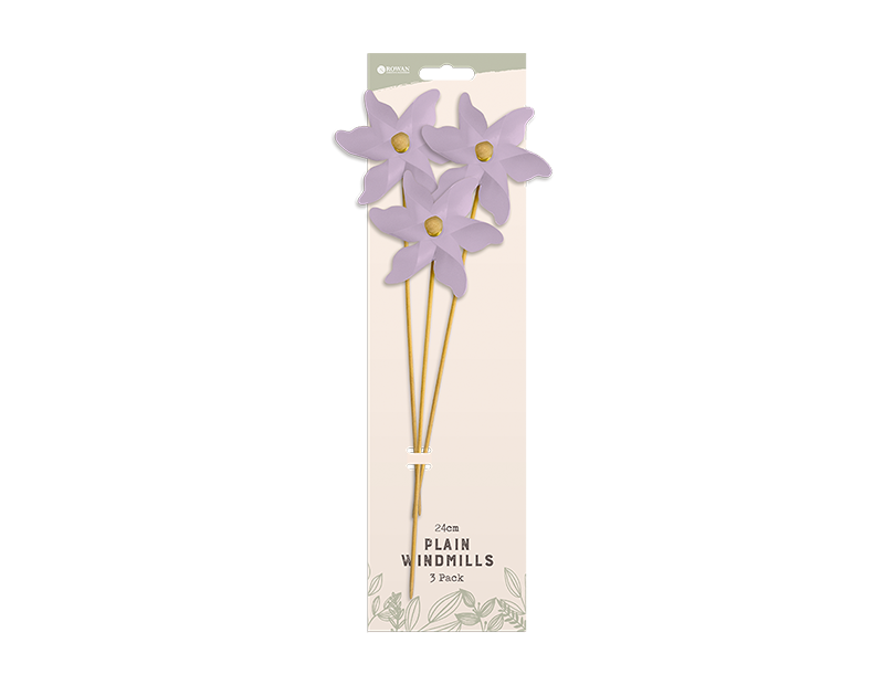 Rowan Plain Windmills 24cm 1 Piece Pack of 3