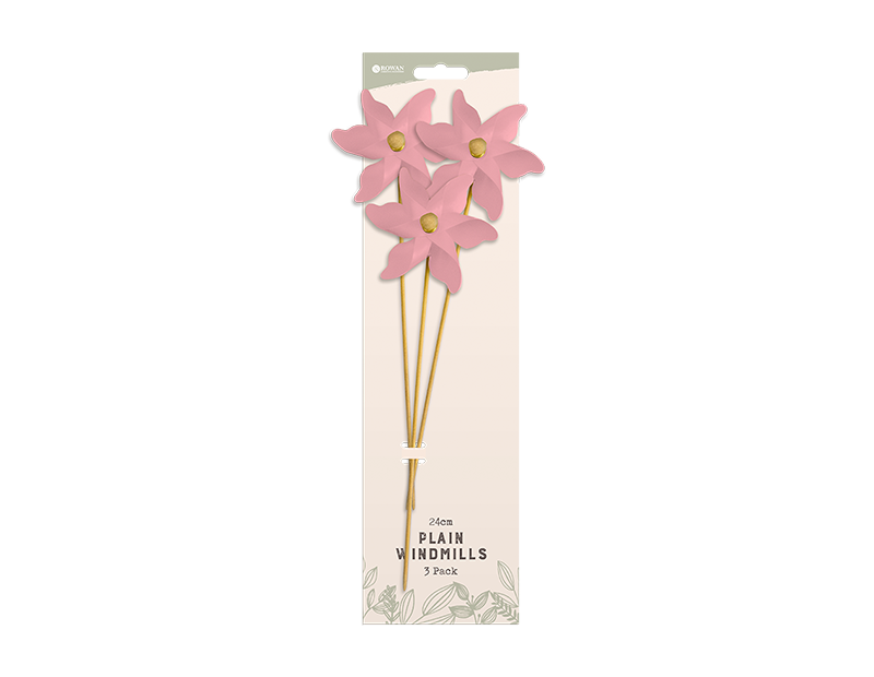 Rowan Plain Windmills 24cm 1 Piece Pack of 3