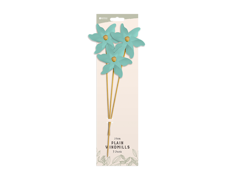 Rowan Plain Windmills 24cm 1 Piece Pack of 3