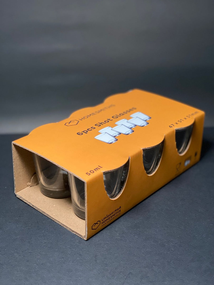 Homesmiths 50ML Shot Glass Set of 6 Pieces