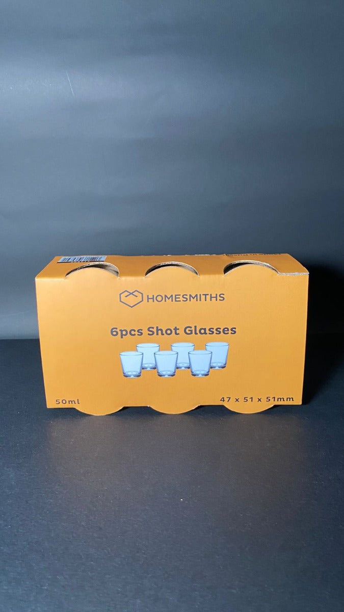 Homesmiths 50ML Shot Glass Set of 6 Pieces