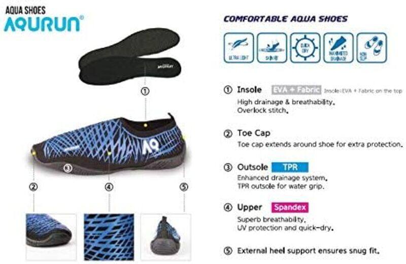 Aqurun Edge Blue Toddler/Youth Aqe 25-27