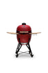 Kamado BONO Grande 23-Inch Ceramic Charcoal Grill, Red – Premium Outdoor BBQ Smoker & Pizza Oven