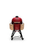 Kamado BONO Grande 23-Inch Ceramic Charcoal Grill, Red – Premium Outdoor BBQ Smoker & Pizza Oven