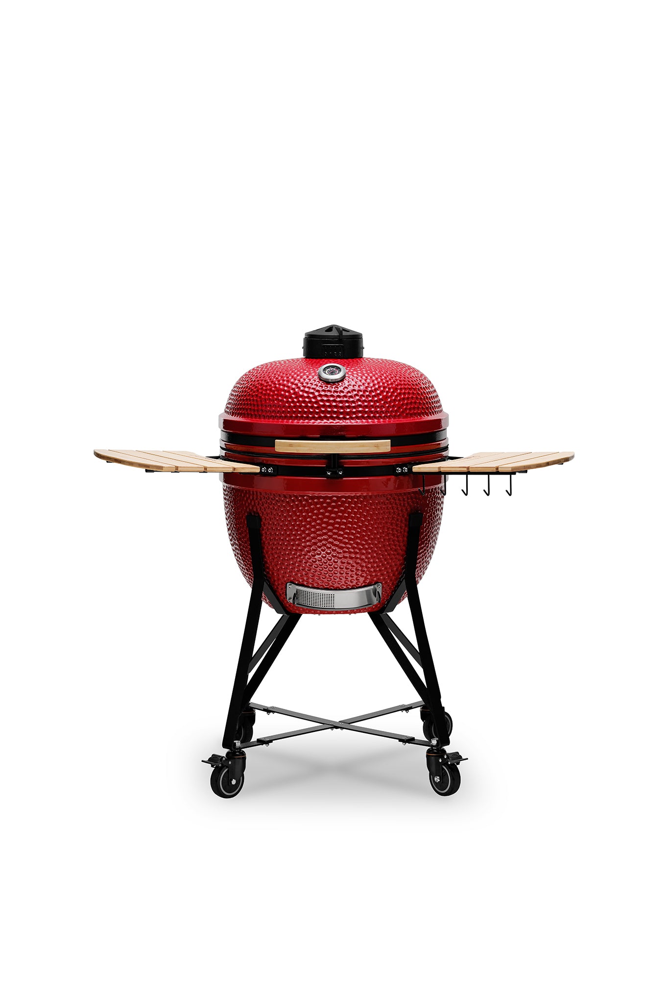 Kamado BONO Limited 25-Inch Ceramic Charcoal Grill, Red – Premium Outdoor BBQ Smoker & Pizza Oven