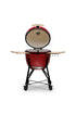 Kamado BONO Limited 25-Inch Ceramic Charcoal Grill, Red – Premium Outdoor BBQ Smoker & Pizza Oven