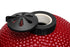 Kamado BONO Media 21-Inch Ceramic Charcoal Grill, Red – Versatile Outdoor BBQ Smoker & Pizza Oven