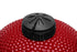 Kamado BONO Media 21-Inch Ceramic Charcoal Grill, Red – Versatile Outdoor BBQ Smoker & Pizza Oven