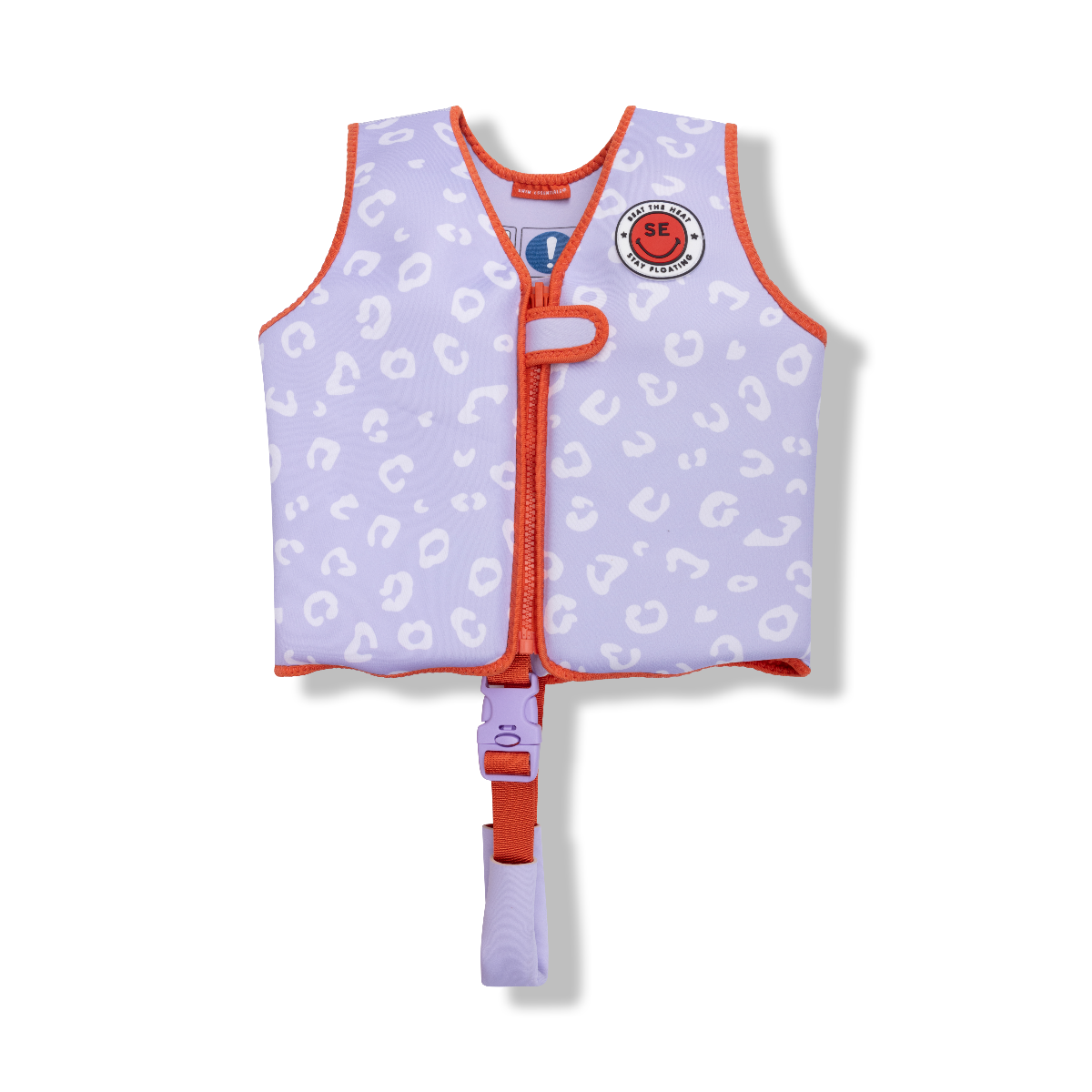 Swim Essentials Lila Leopard Swimming Vest