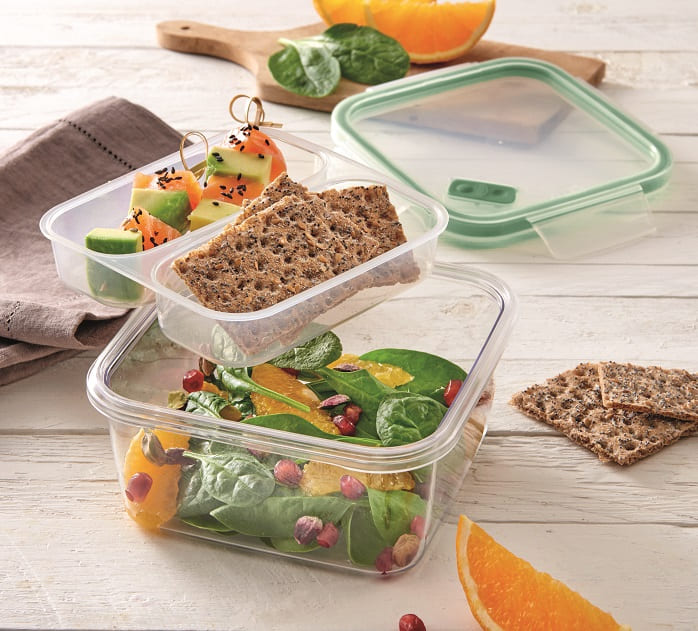 Snips Tritan Renew Airtight Square Lunch Box 0.80 Liter