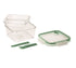 Snips Tritan Renew Airtight Square Lunch Box 1.4 Liter With PP Fork & Kinfe