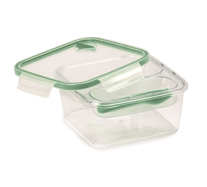 Snips Tritan Renew Airtight Square Lunch Box 1.4 Liter With PP Fork & Kinfe