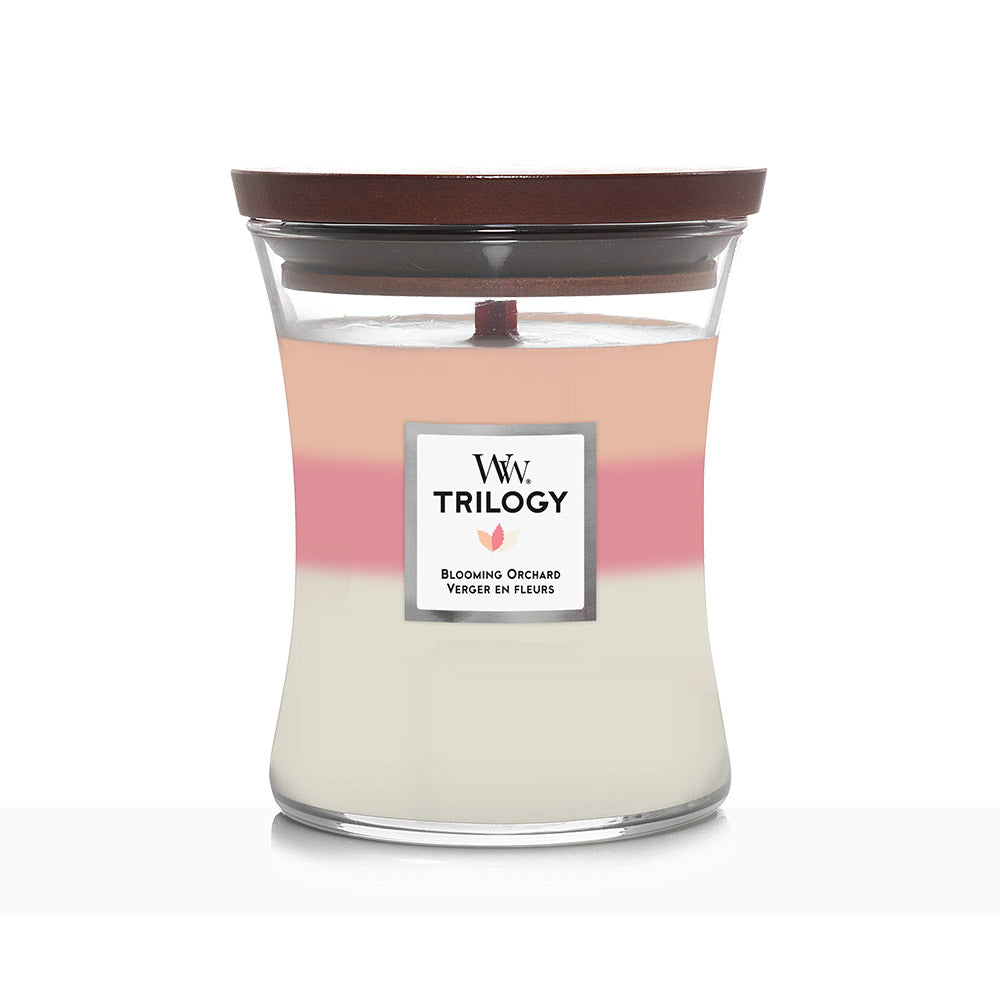 Woodwick Trilogy Medium Candle Blooming Orchard