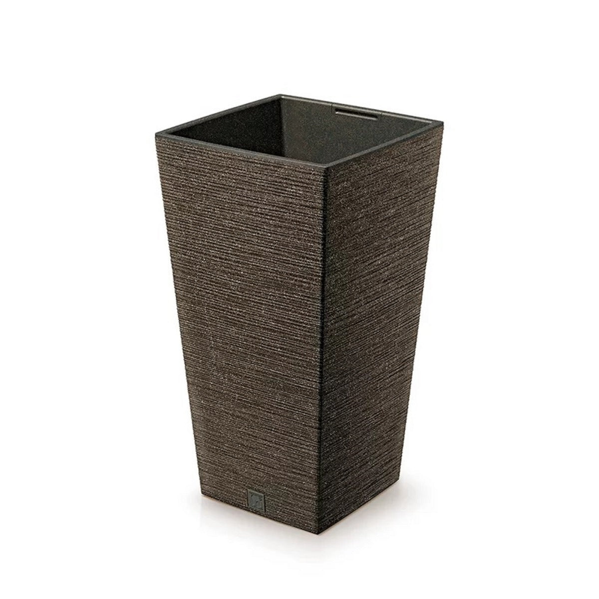 Prosperplast Flower Pot Furu Square Eco-Wood Coffee