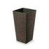 Prosperplast Flower Pot Furu Square Eco-Wood Coffee