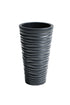 Prosperplast Flower Pot Sandy Slim Ã˜29 X 52 cm Anthracite