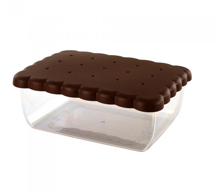 Snips Rectangular Light Brown Biscuit Saver 2.7 Liter