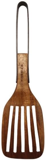 Nordico Slotted Turner Kitchen Utensils Acacia Wood
