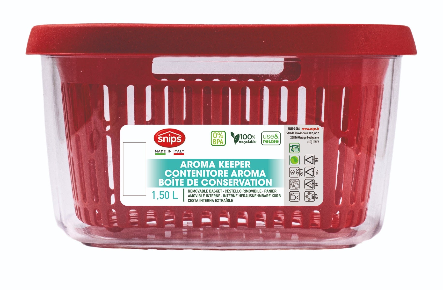 Snips Aroma Red Keeper 1.5 Liter