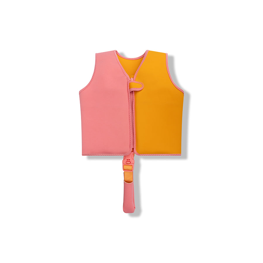 Swim Essentials Orange Pink Swimming Vest