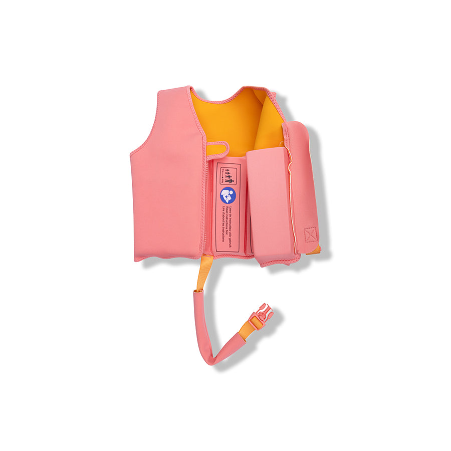 Swim Essentials Orange Pink Swimming Vest