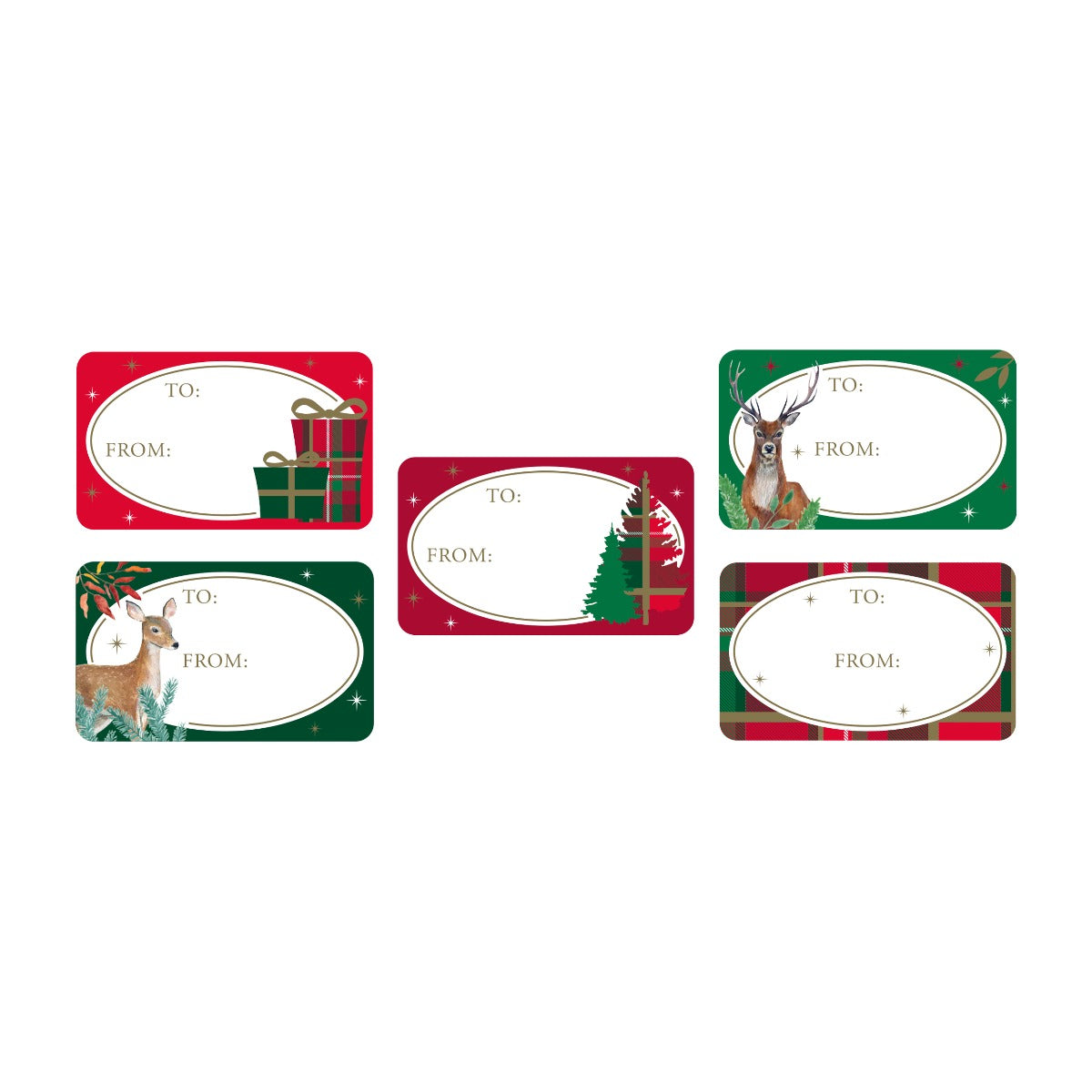 Eurowrap Trad Stickers Pack of 50