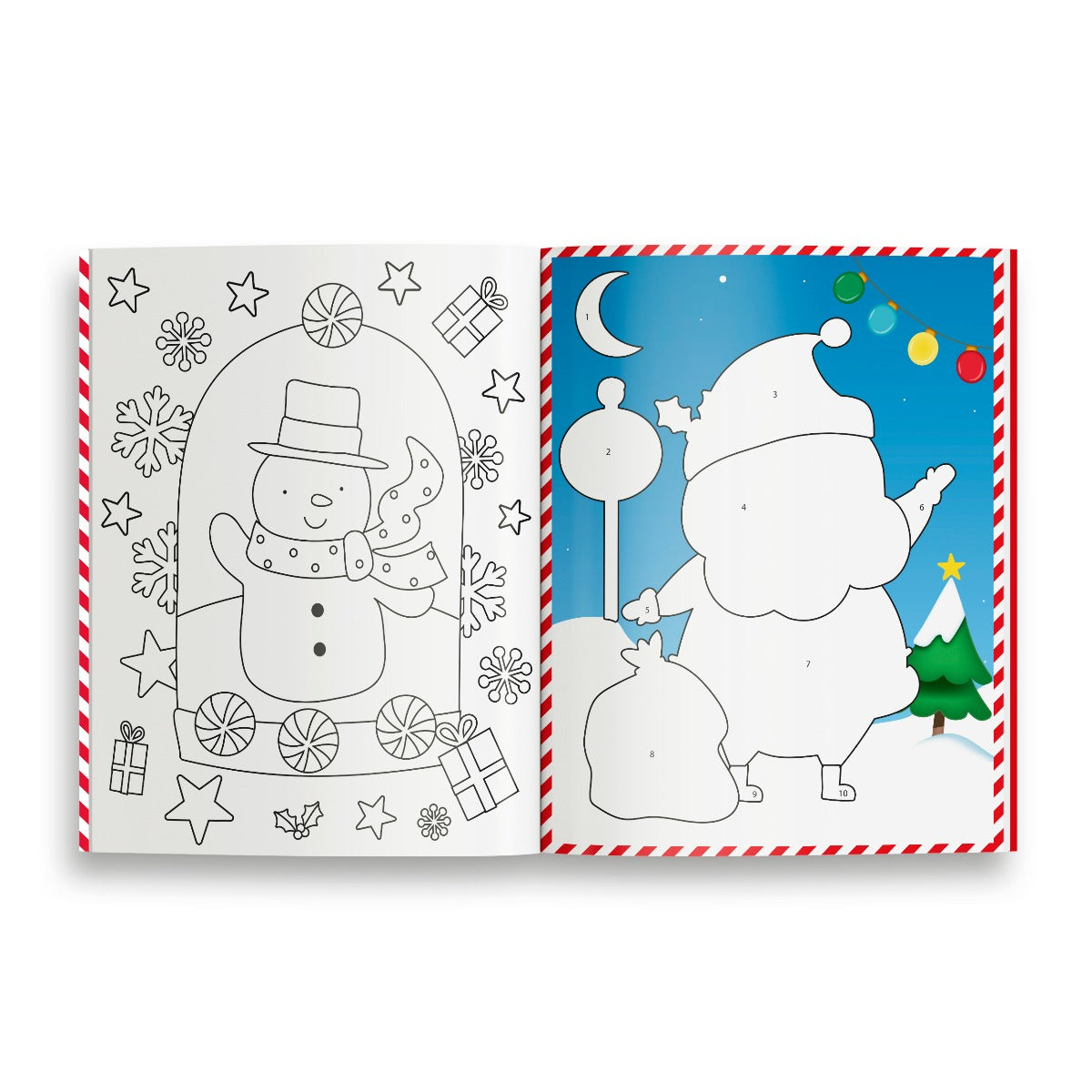 Eurowrap Xmas Sticker By Numbers book