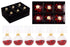 HSR Red Star Confetti Place Card Holders