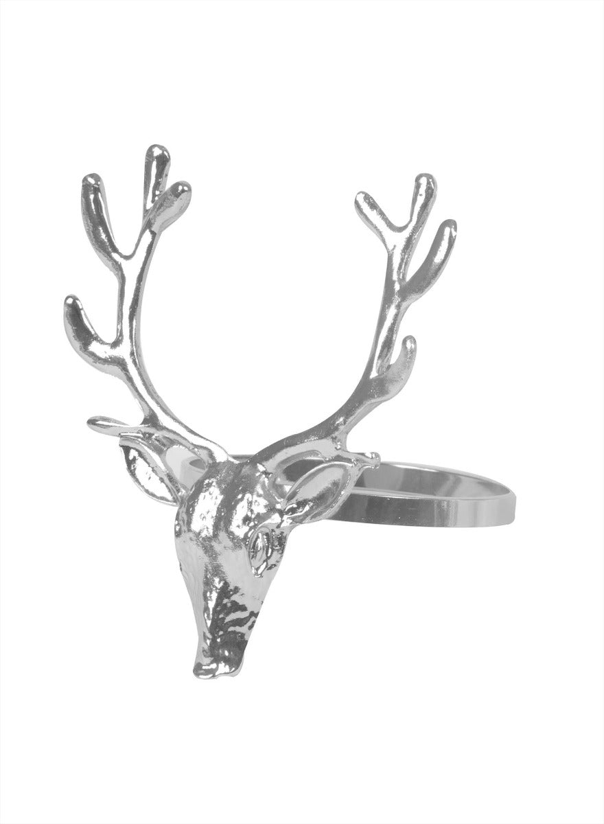 HSR Silver Stag Head Napkin Ring