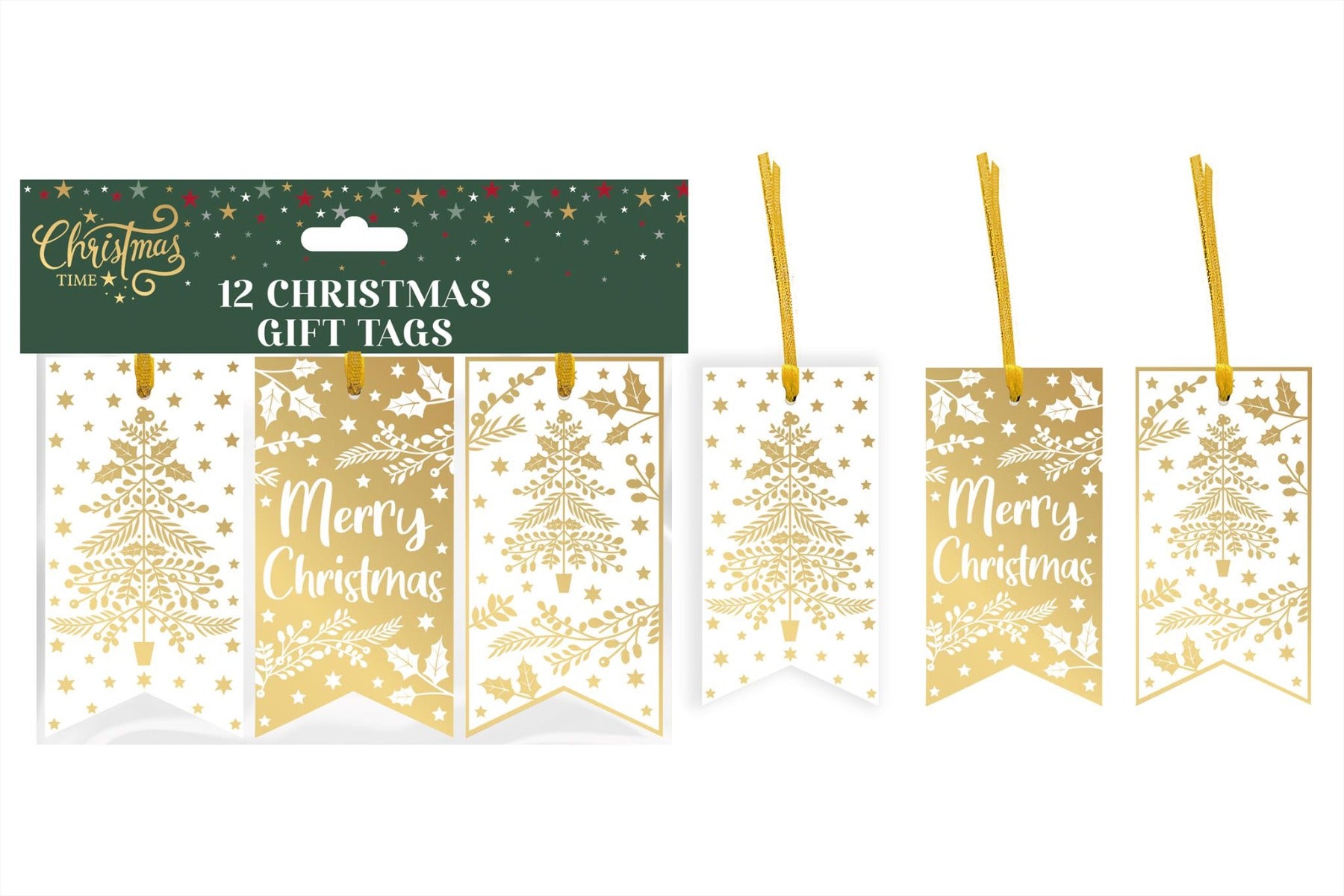 HSR Gold Foil Tag Pack of 12