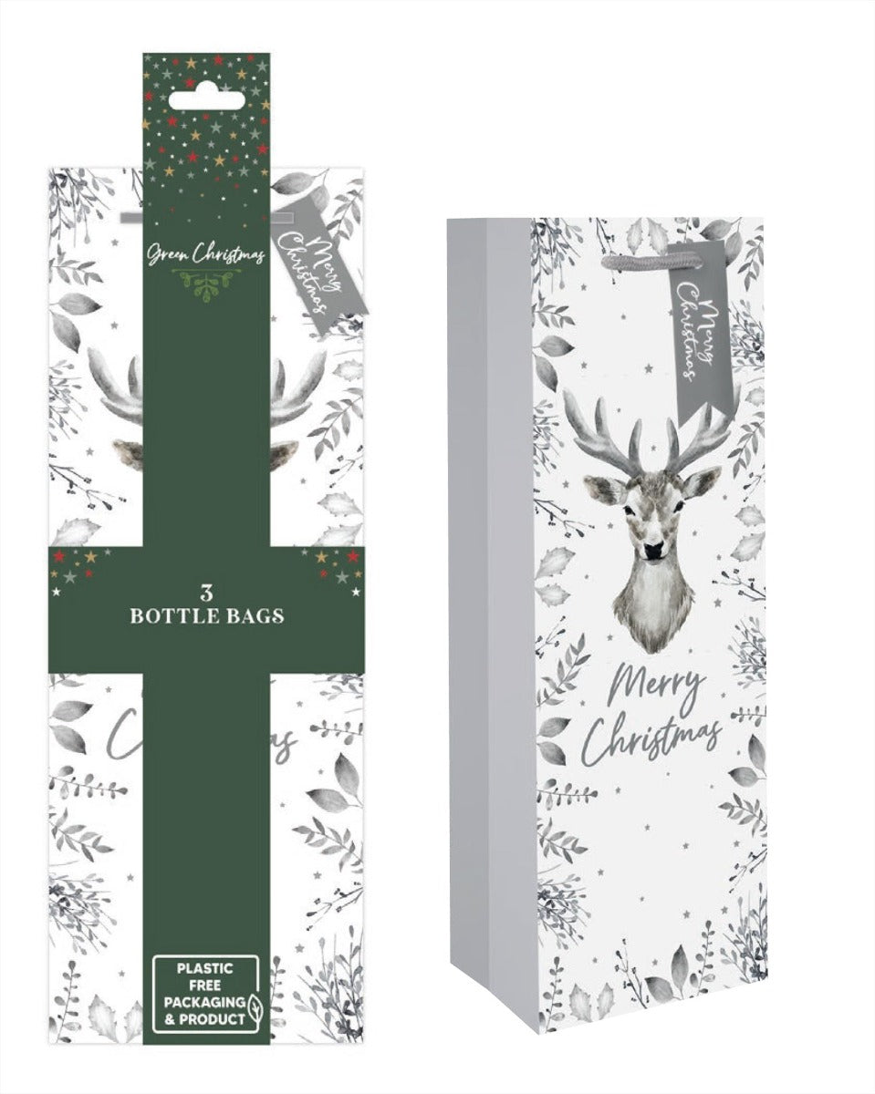 HSR Eco Silver Deer Bottle Bags Pack of 3