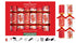 HSR 8 Premium Red Poinsettia 12.5" Crackers