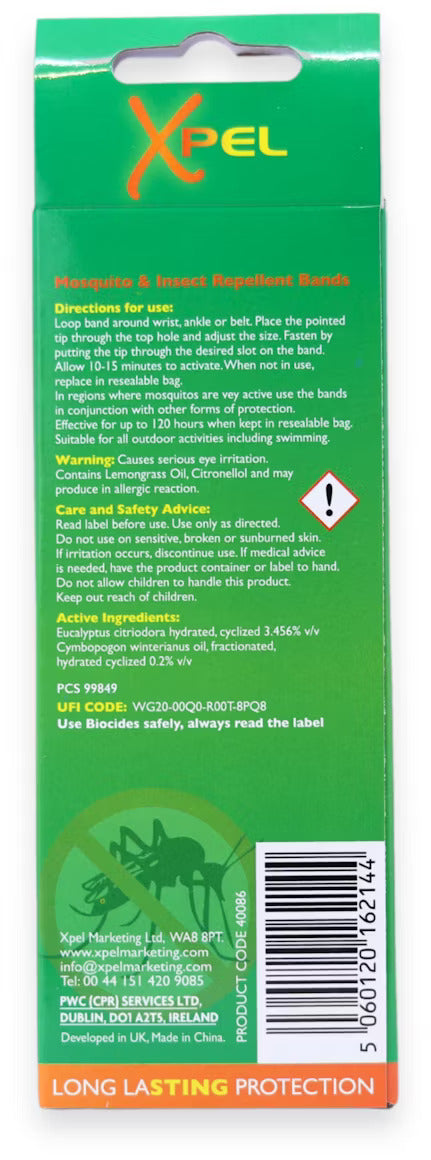 Xpel 2Pk Adult Mosquito Bands (48S)