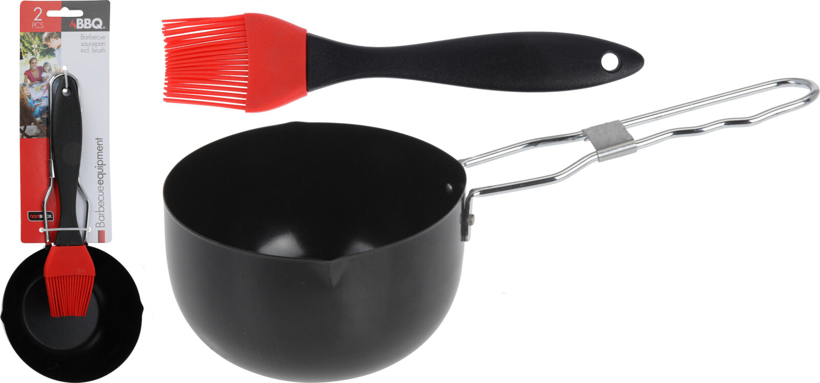 Homesmiths BBQ Sauce Pan With Brush